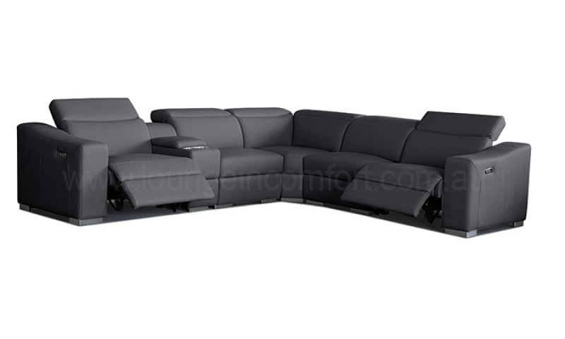 ACCENT KING SIZE CORNER LOUNGE IN FABRIC (BRAND NEW)